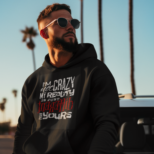 I'm not crazy Relaxed hoodie